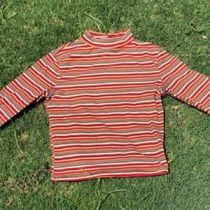 retro 80s long sleeve. throw back like top !!